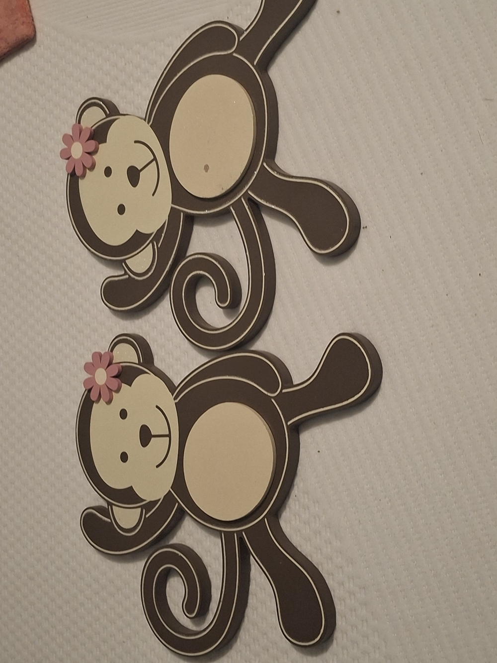 Playful Brown Monkey Wall Décor Pair - Brand: